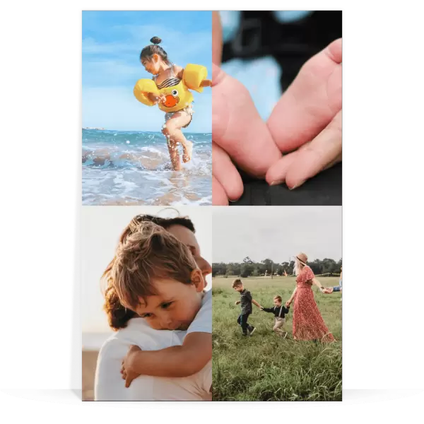 PVC svatební fotoobraz 4 fotky