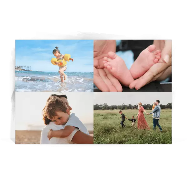 Plexi svatební fotoobraz 4 fotky