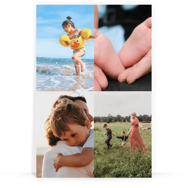 PVC svatební fotoobraz 4 fotky