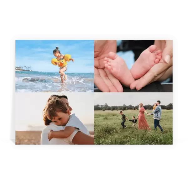 PVC svatební fotoobraz 4 fotky