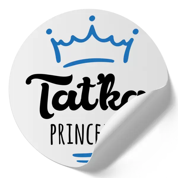 Samolepka Taťka princezen