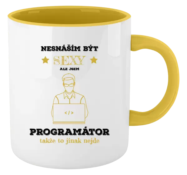 Hrnek Nesnáším být sexy, ale jsem programátor