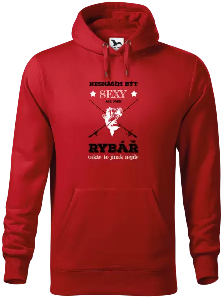 Pánská mikina Nesnáším být sexy, ale jsem rybář