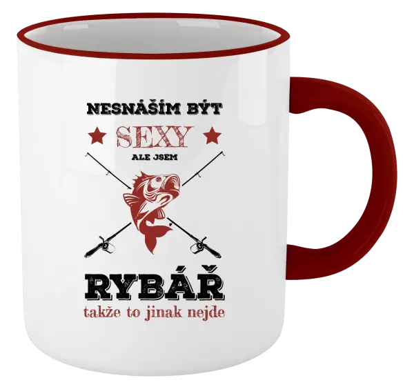 Hrnek Nesnáším být sexy, ale jsem rybář