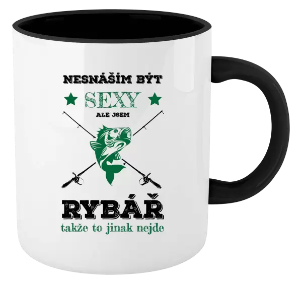 Hrnek Nesnáším být sexy, ale jsem rybář