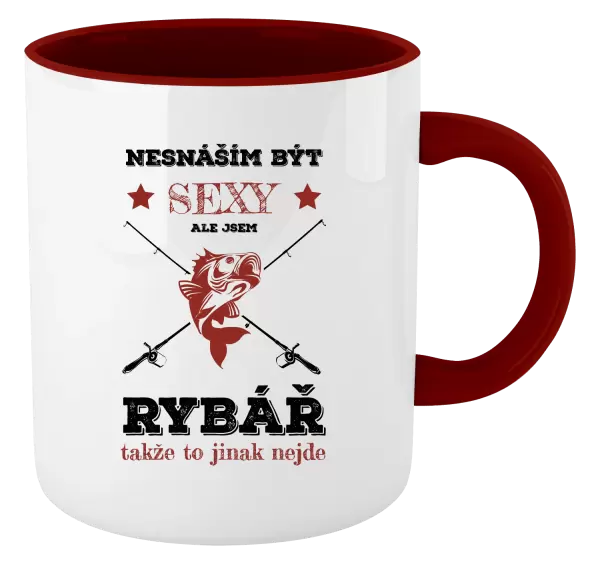 Hrnek Nesnáším být sexy, ale jsem rybář