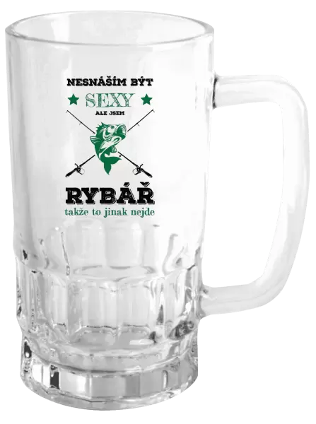 Půllitr Nesnáším být sexy, ale jsem rybář