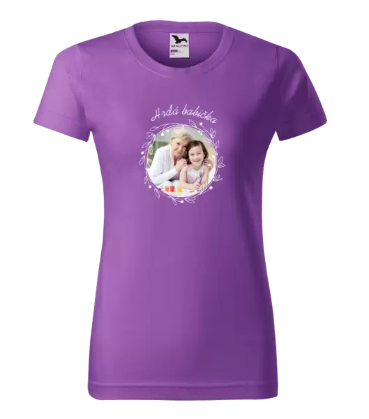 Dámské tričko Hrdá babička