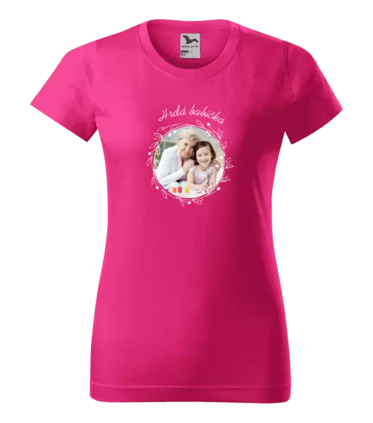 Dámské tričko Hrdá babička