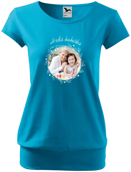 Dámské tričko Hrdá babička