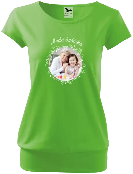 Dámské tričko Hrdá babička