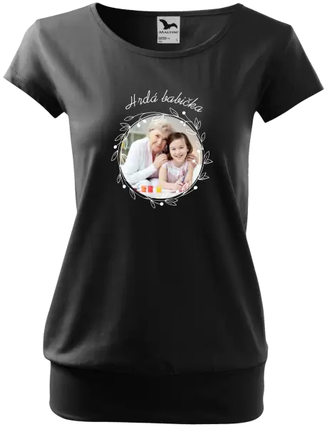 Dámské tričko Hrdá babička