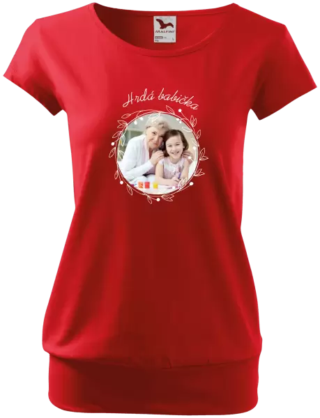 Dámské tričko Hrdá babička