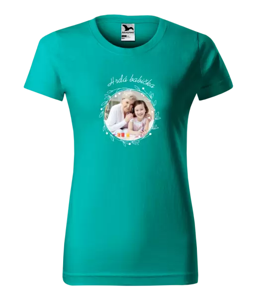 Dámské tričko Hrdá babička