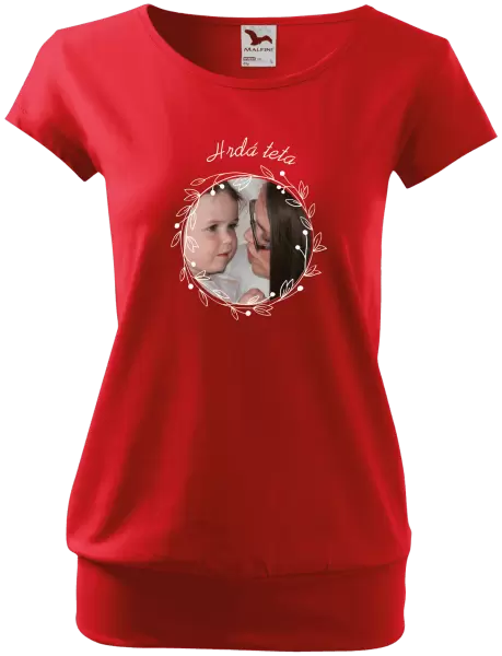 Dámské tričko Hrdá teta