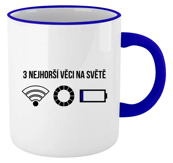 Hrnek Tři nejhorší věci na světě