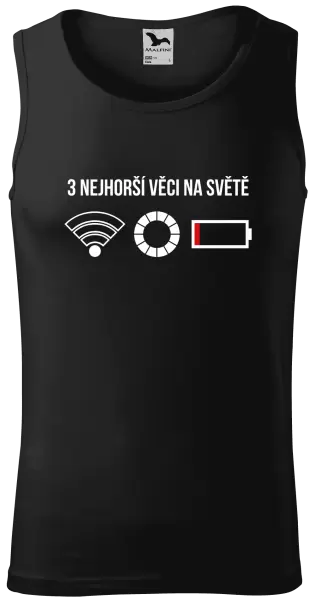Pánské tílko Tři nejhorší věci na světě