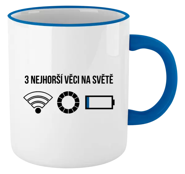 Hrnek Tři nejhorší věci na světě