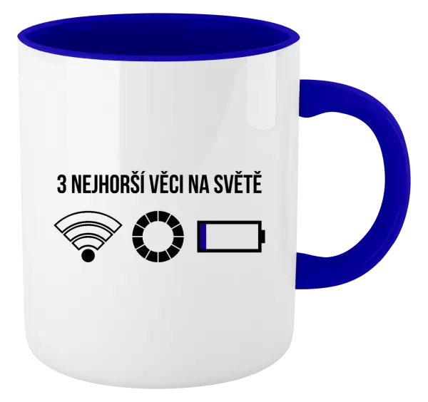 Hrnek Tři nejhorší věci na světě