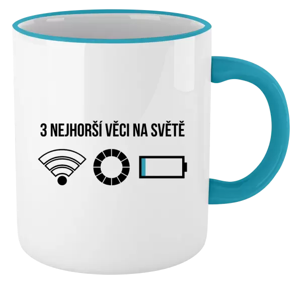 Hrnek Tři nejhorší věci na světě