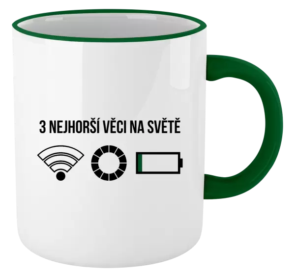 Hrnek Tři nejhorší věci na světě