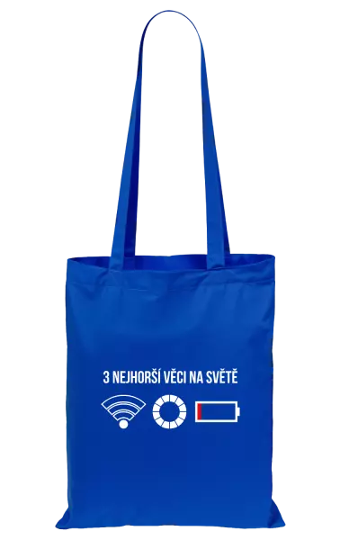 Látková taška Tři nejhorší věci na světě