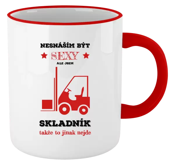 Hrnek Nesnáším být sexy, ale jsem skladník