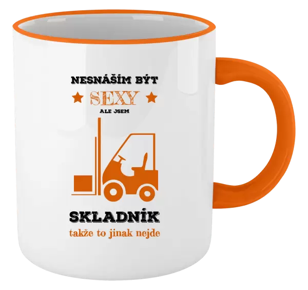 Hrnek Nesnáším být sexy, ale jsem skladník
