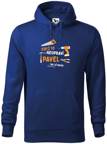 Pánská mikina Když to neopraví jméno, tak už nikdo