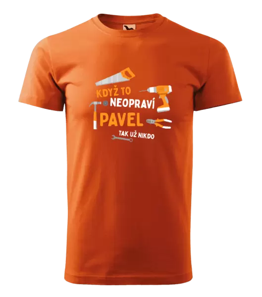 Pánské tričko Když to neopraví jméno, tak už nikdo