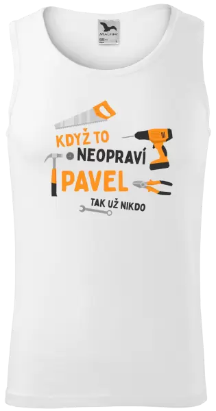 Pánské tílko Když to neopraví jméno, tak už nikdo
