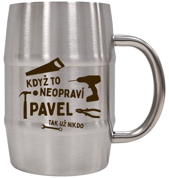 Nerezový chladicí půllitr Když to neopraví jméno, tak už nikdo