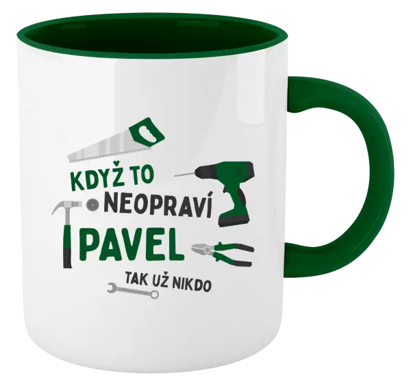 Hrnek Když to neopraví jméno, tak už nikdo