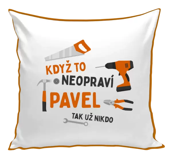 Polštář Když to neopraví jméno, tak už nikdo