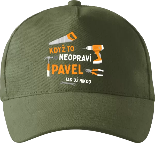 Kšiltovka Když to neopraví jméno, tak už nikdo