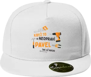 Snapback kšiltovka Když to neopraví jméno, tak už nikdo