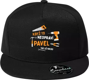 Snapback kšiltovka Když to neopraví jméno, tak už nikdo