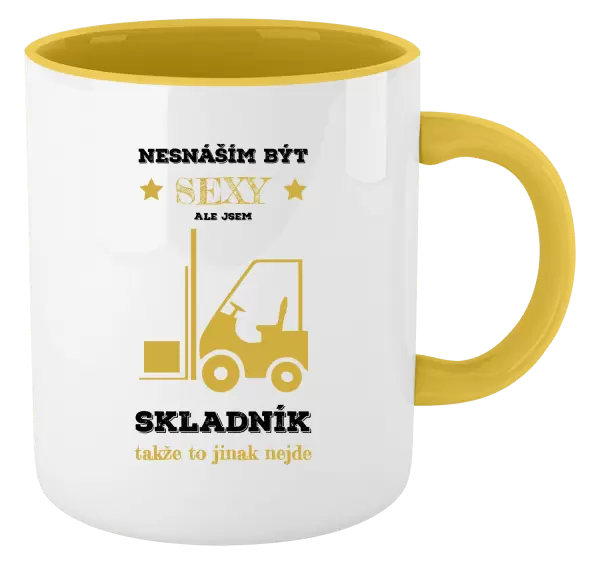 Hrnek Nesnáším být sexy, ale jsem skladník