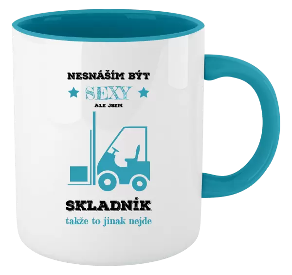 Hrnek Nesnáším být sexy, ale jsem skladník