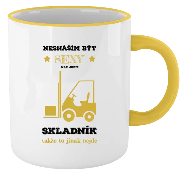 Hrnek Nesnáším být sexy, ale jsem skladník