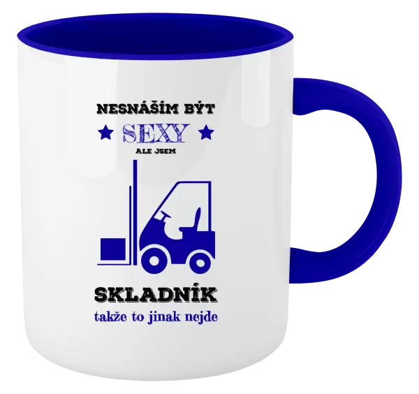 Hrnek Nesnáším být sexy, ale jsem skladník