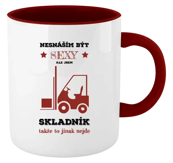 Hrnek Nesnáším být sexy, ale jsem skladník