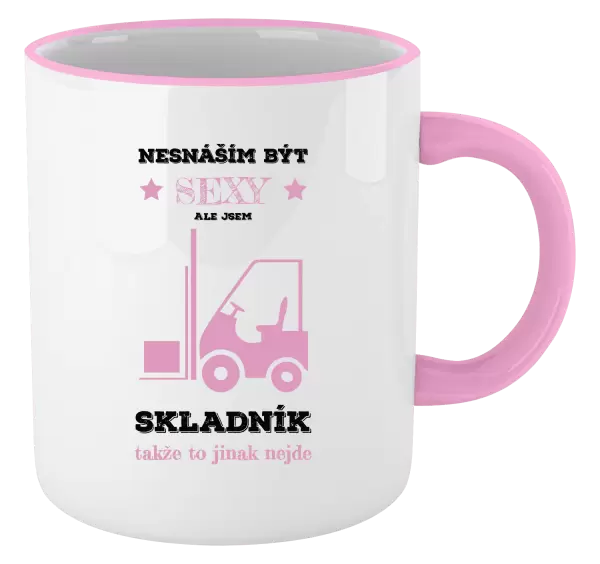 Hrnek Nesnáším být sexy, ale jsem skladník