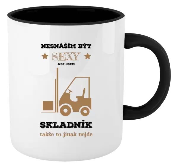 Hrnek Nesnáším být sexy, ale jsem skladník