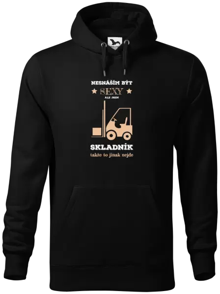 Pánská mikina Nesnáším být sexy, ale jsem skladník