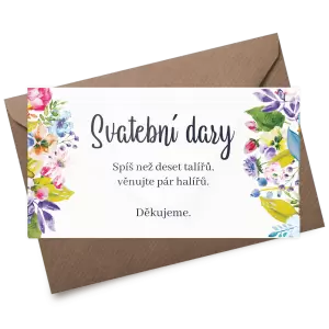 Plexi kartička dary ILONA