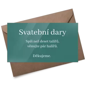 Plexi kartička dary SILVA