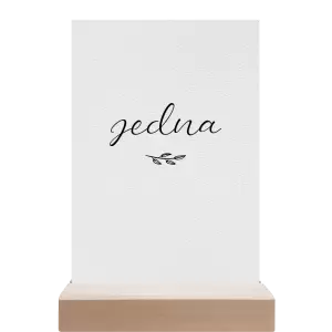 Papírové číslo stolu YVONE