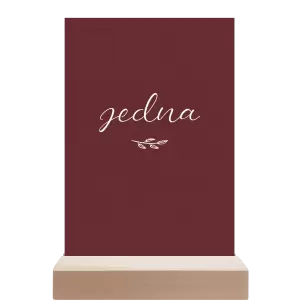 Papírové číslo stolu YVONE