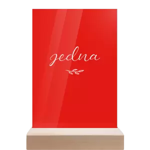 Plexi číslo stolu YVONE